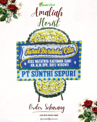 Papan Bunga Duka di Mungku Baru