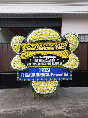 Papan Bunga Duka di Mungku Baru